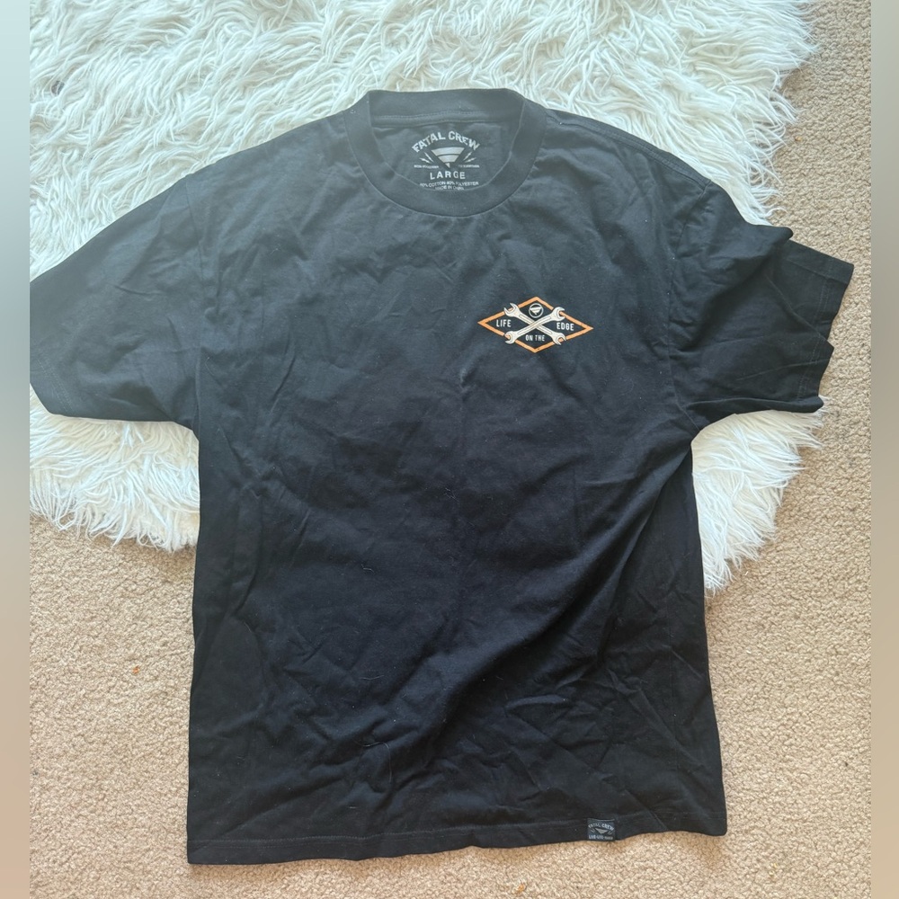 Fatal Black Graphic T-Shirt large